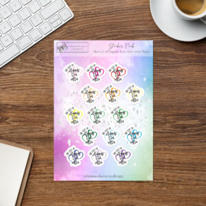 Cult of Happily Ever After Solid Hearts Sticker Pack